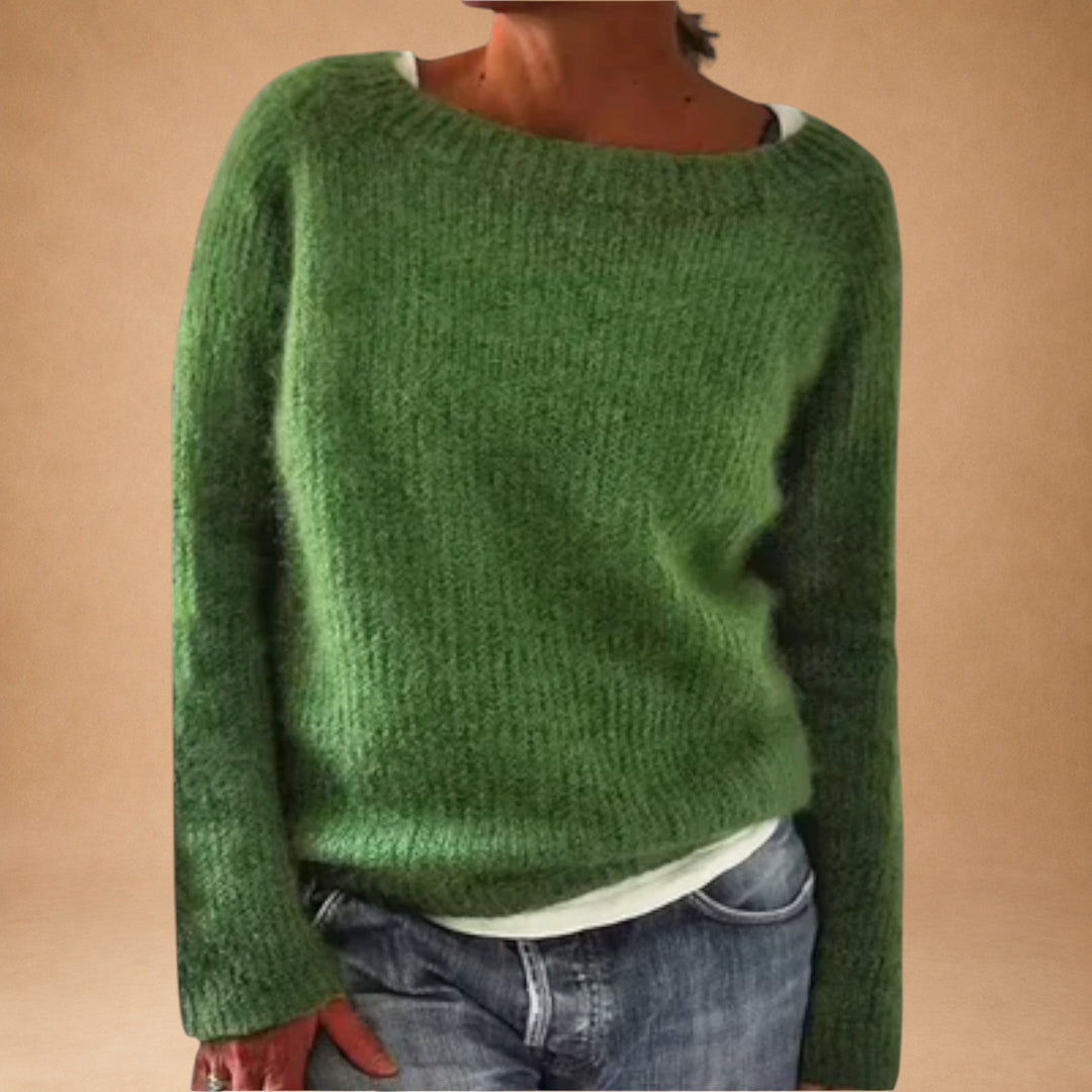 Jersey de punto con diseño minimalista