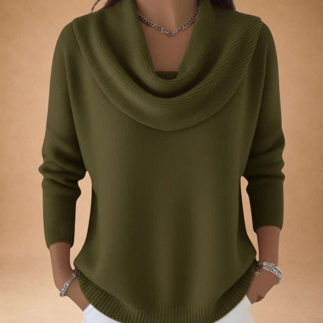 Evmorfia – Sweater med krave og blød fornemmelse for elegant komfort