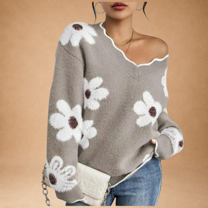 Zenovia – Elegant strik med blomstermønster og feminin pasform