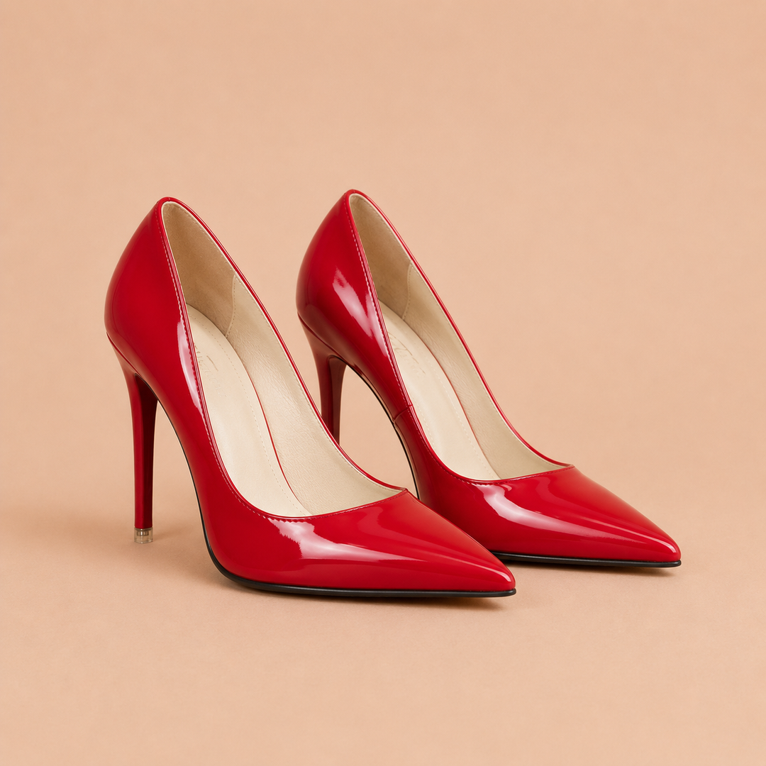 Victoria – stiletter med elegant spids snude og tofarvet inderside