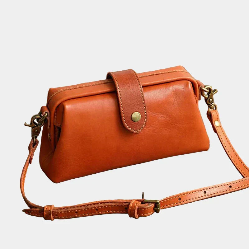 Ιβυ – Mini-crossbody-taske i læder