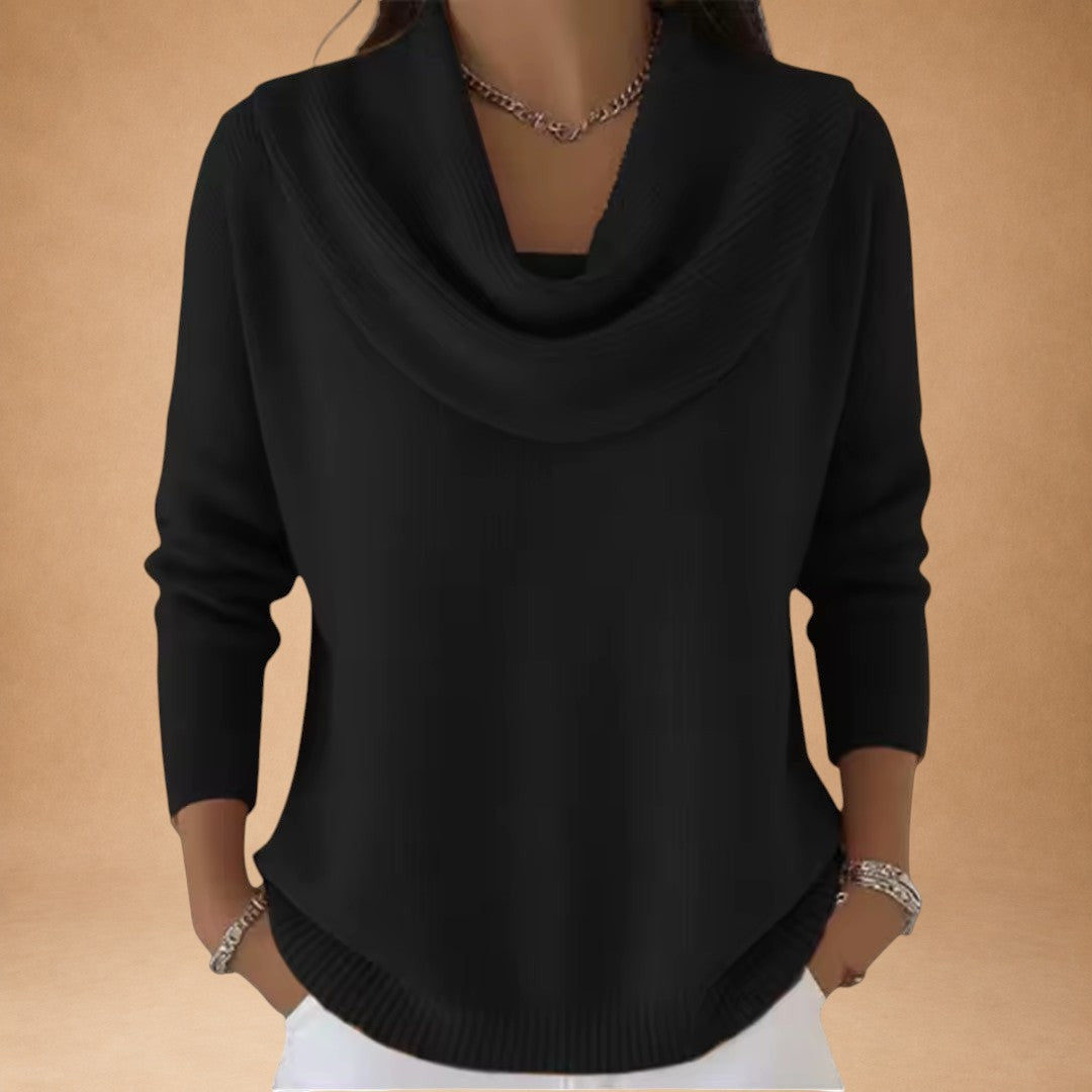Evmorfia – Sweater med krave og blød fornemmelse for elegant komfort