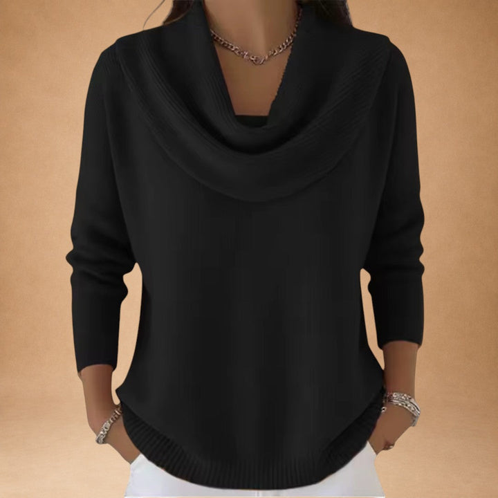 Evmorfia – Sweater med krave og blød fornemmelse for elegant komfort