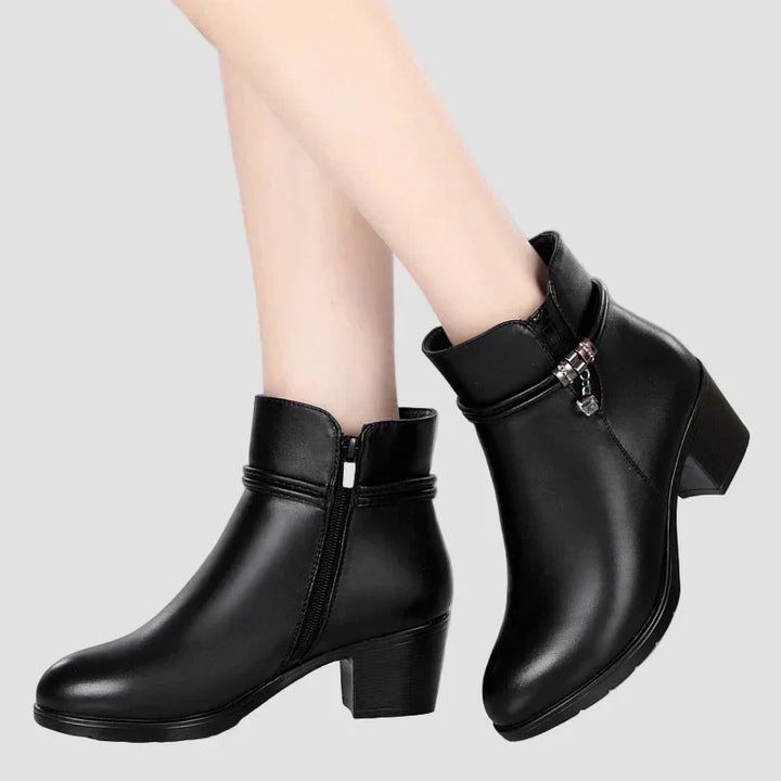 Frederica - Elegantes botas de invierno con cremallera