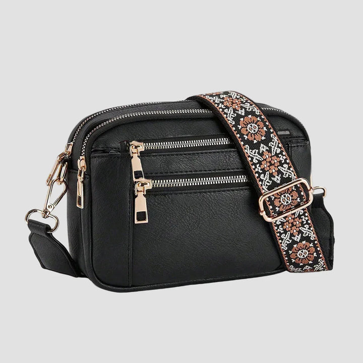Elain – Vegansk crossbodytaske i læderlook