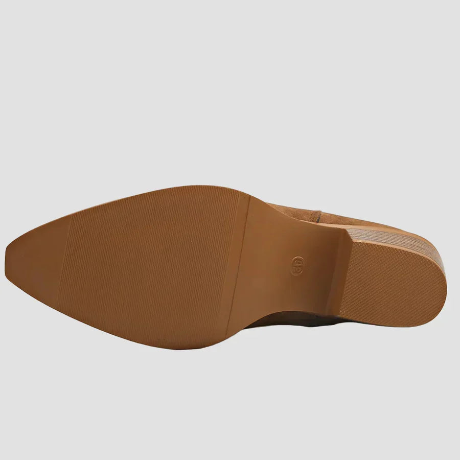 Botines vaqueros bordados con estilo