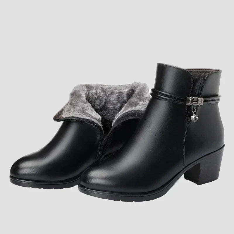 Frederica - Elegantes botas de invierno con cremallera