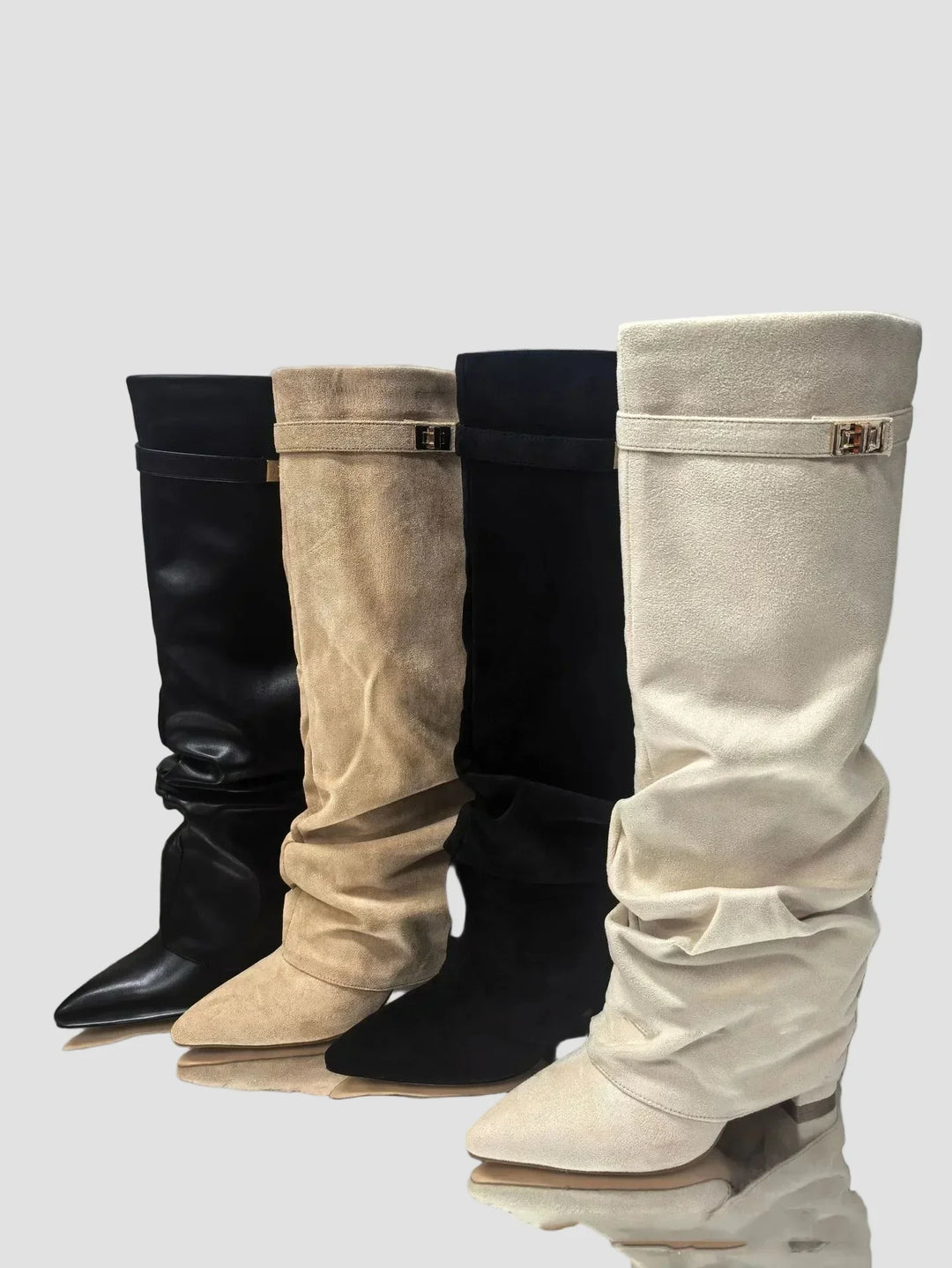 Høje støvler med elegant design