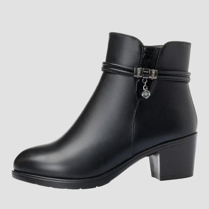 Frederica - Elegantes botas de invierno con cremallera