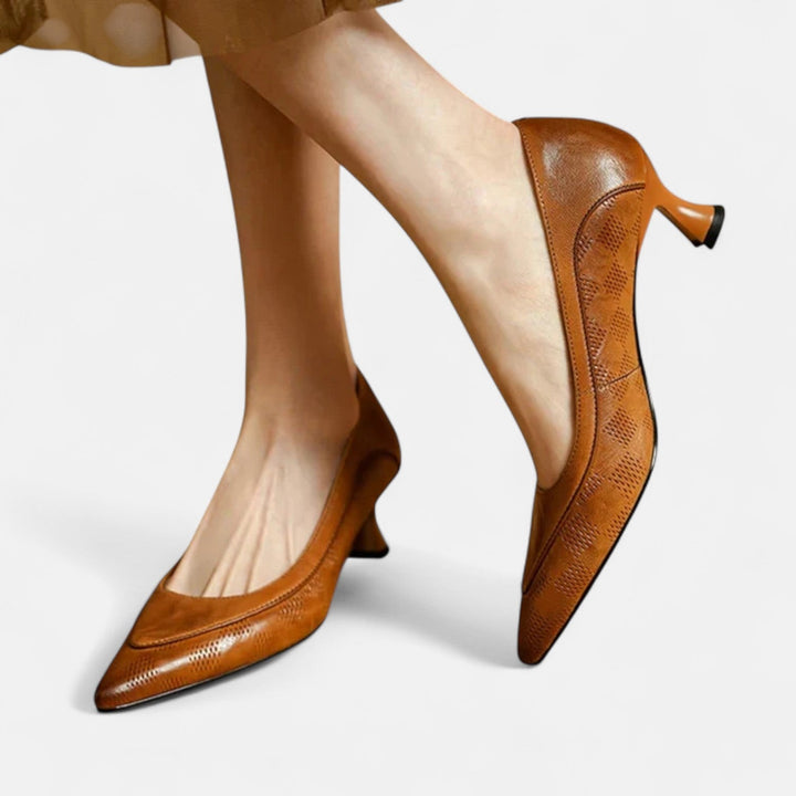 Augustine | Zapatos de tacón de cuero