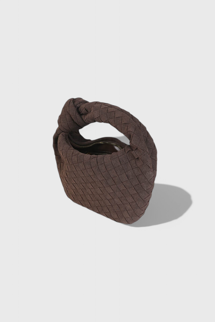 Τσάντα Mini Remi Woven με Λεπτομέρεια Κόμπου