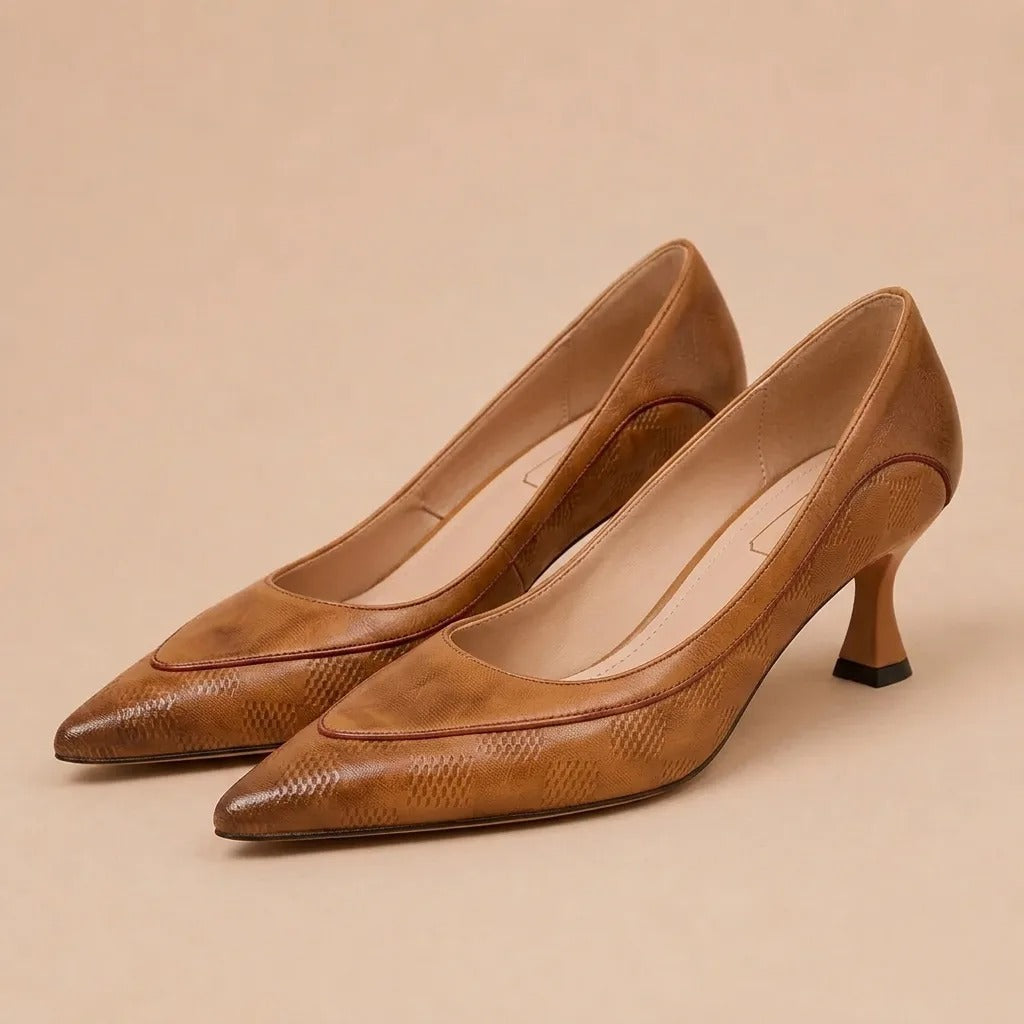 Augustine | Zapatos de tacón de cuero
