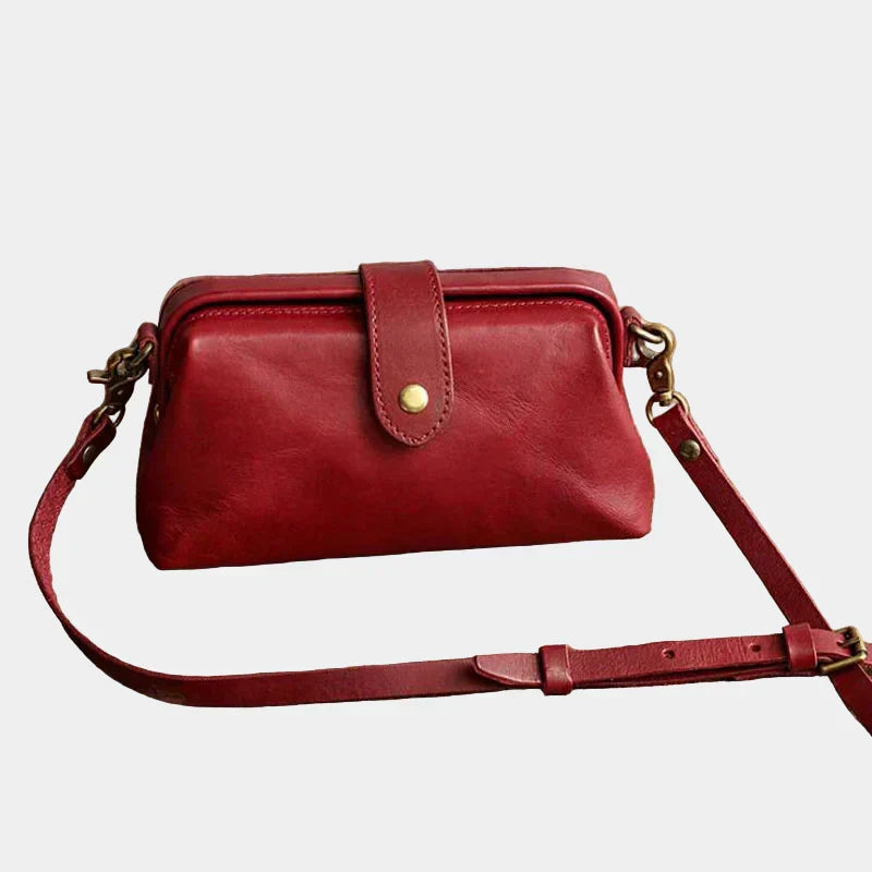 Ιβυ – Mini-crossbody-taske i læder