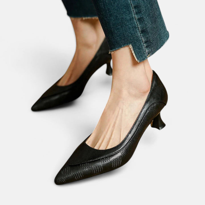 Augustine | Zapatos de tacón de cuero