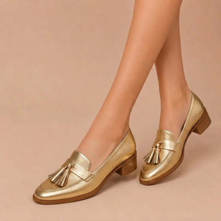 Céleste™ | Gyldne mokkasiner til elegante øjeblikke