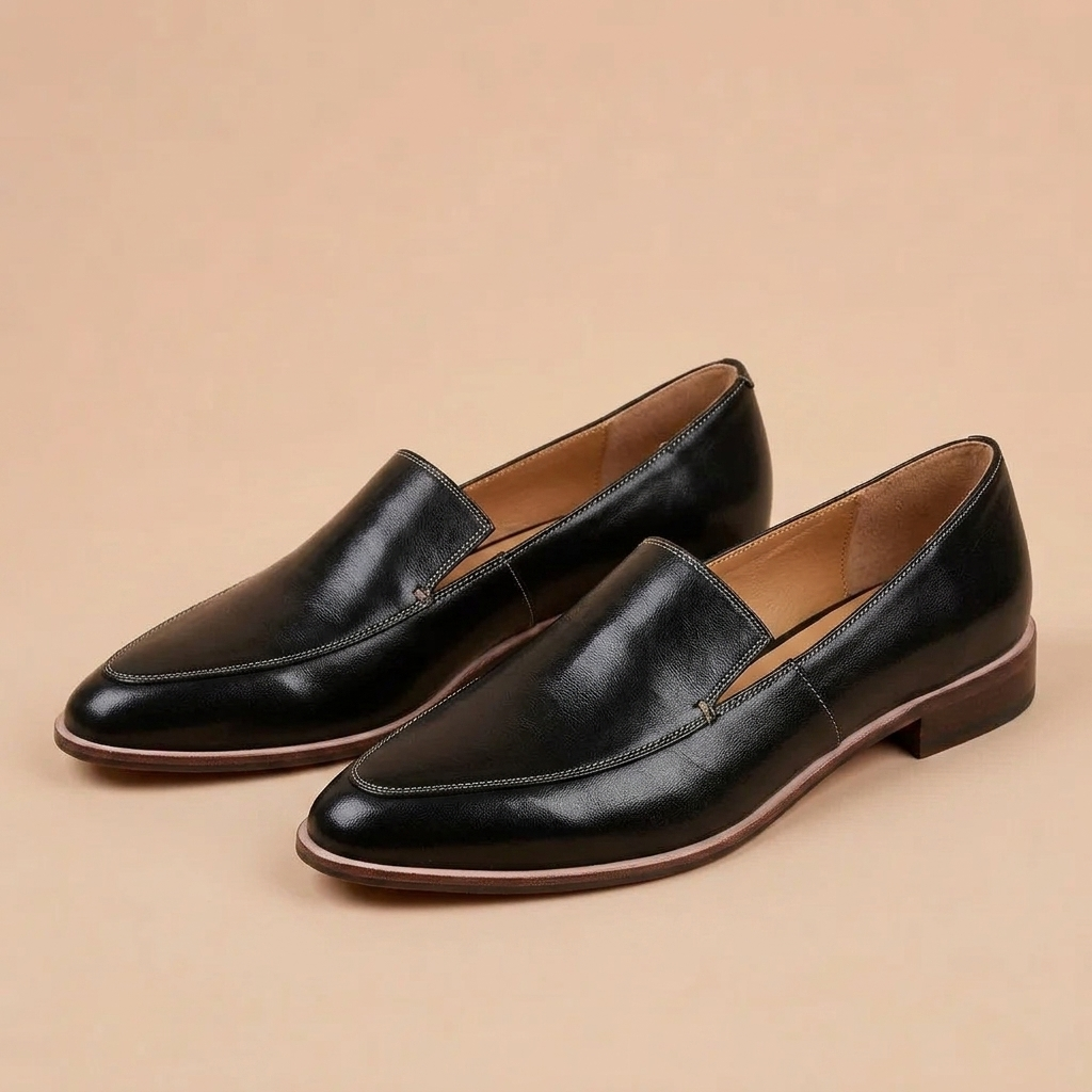 Zofia™ | Mocasín Patchwork Negro