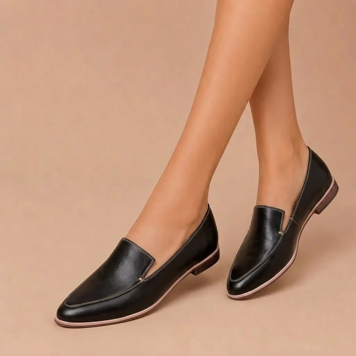 Zofia™ | Mocasín Patchwork Negro