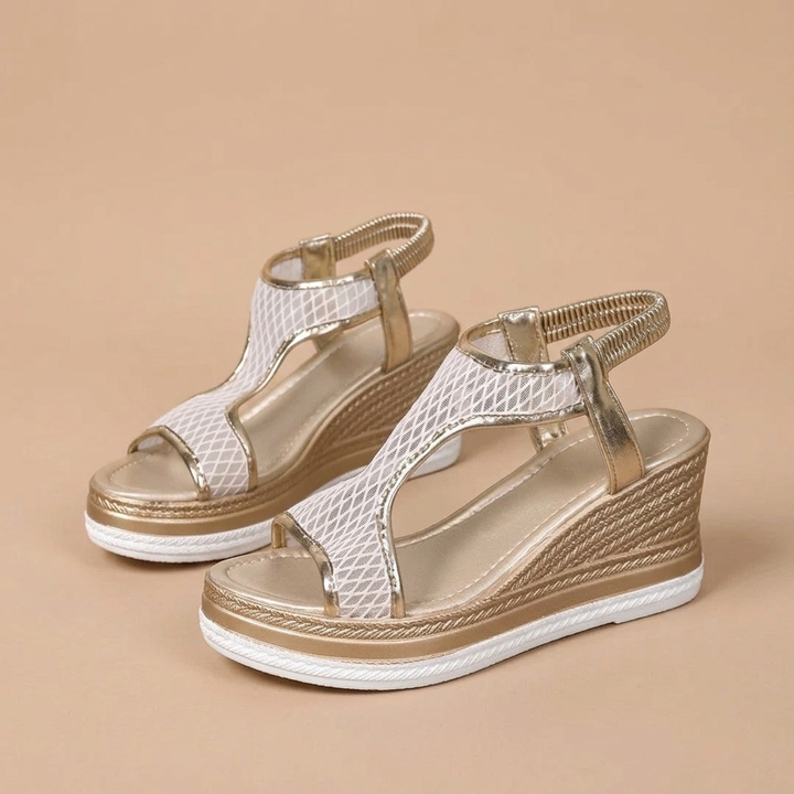 Electra – elegantes sandalias ortopédicas con plataforma para mujer
