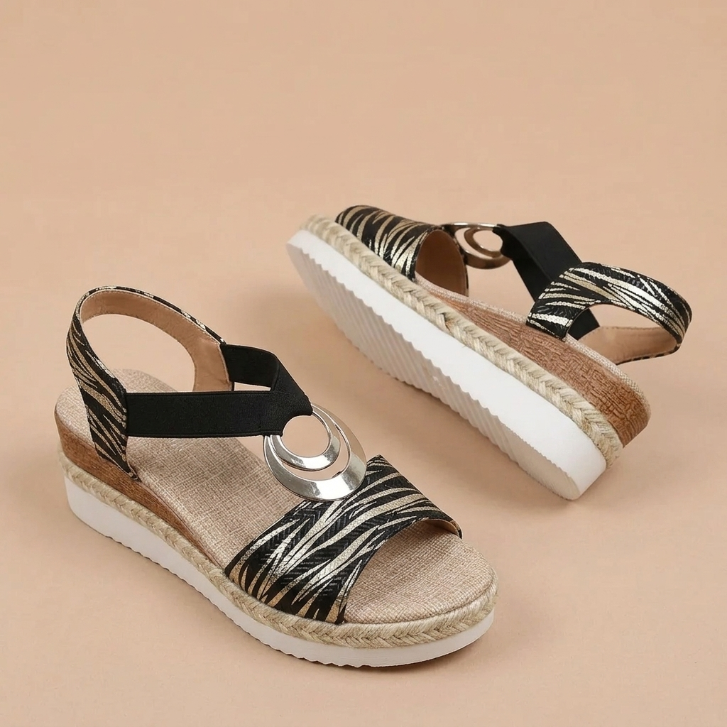Sandalias romanas tejidas