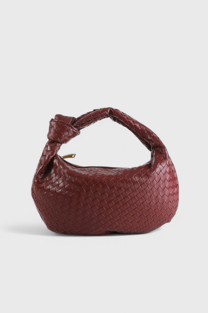 Bolso de Hombro Mediano de Tela Sage