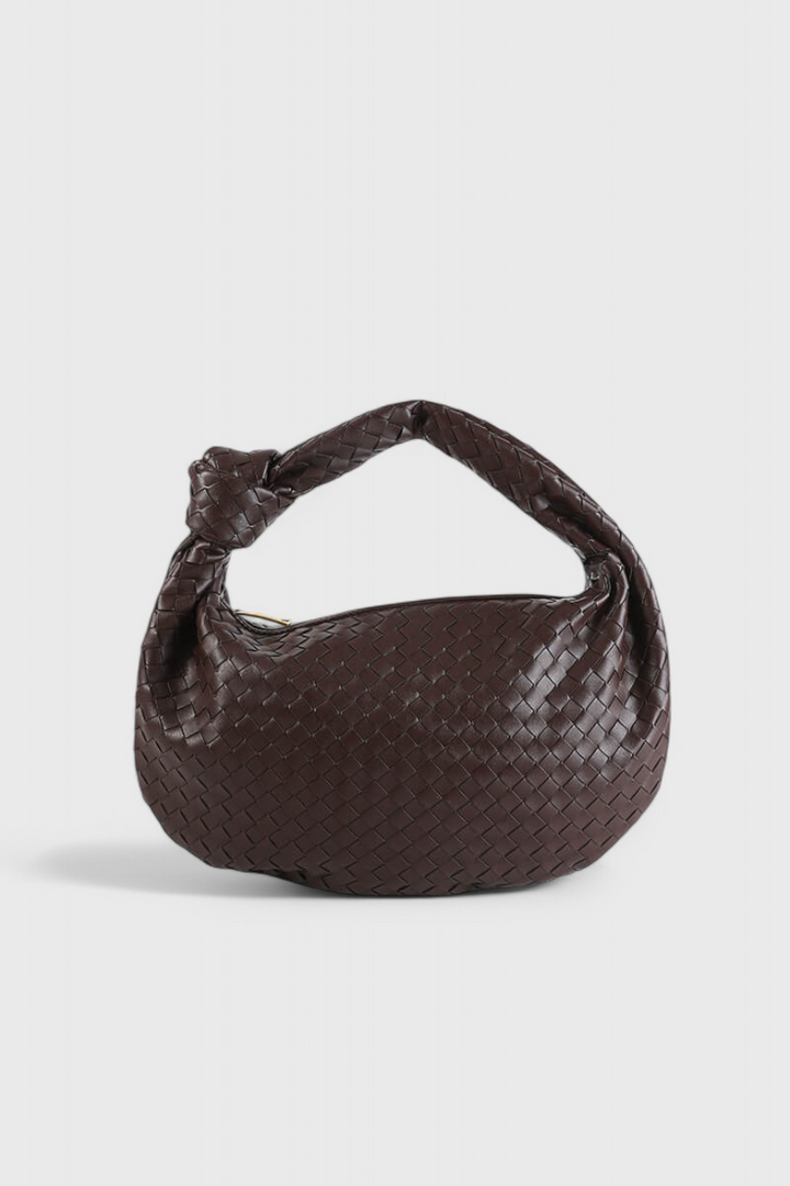 Bolso de Hombro Mediano de Tela Sage