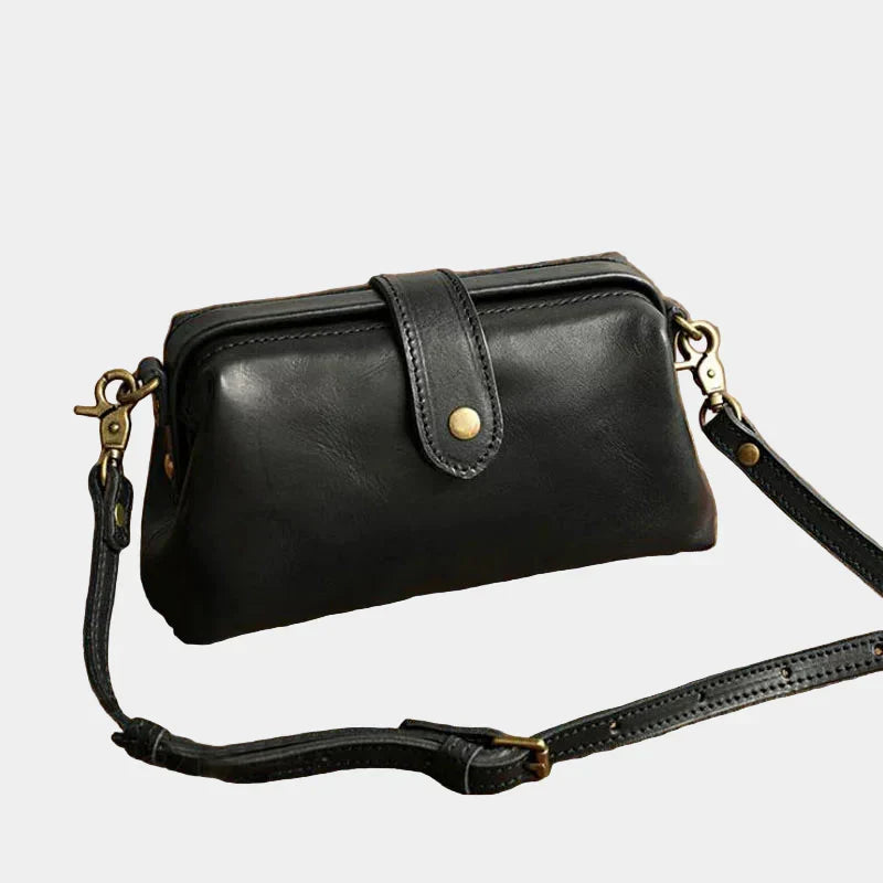 Ιβυ – Mini-crossbody-taske i læder
